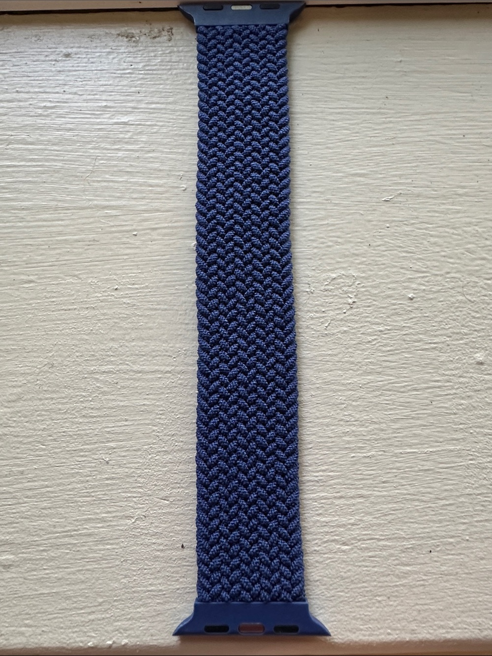 Braided Elastic Watch Band - Navy